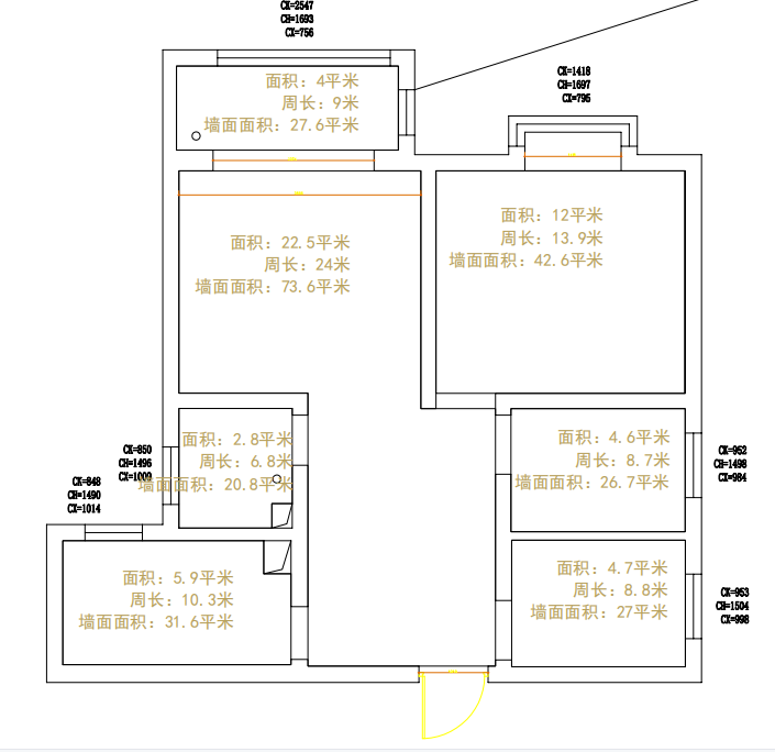 潤(rùn)都錦園現(xiàn)代簡(jiǎn)約風(fēng)格客廳裝修效果圖